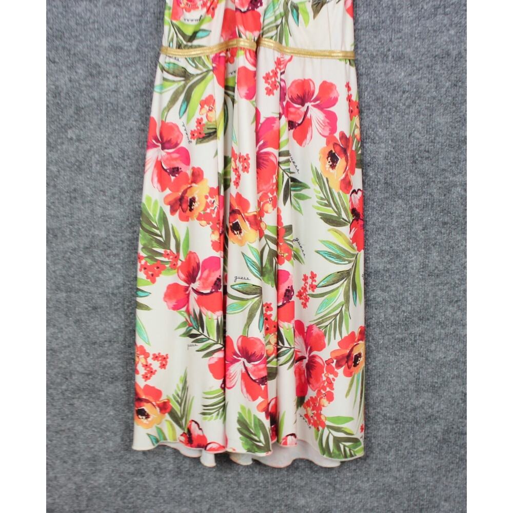 GUESS Beach Cover Dress Women's Size Small Petite Sexy Tropical Floral Print - Picture 7 of 12